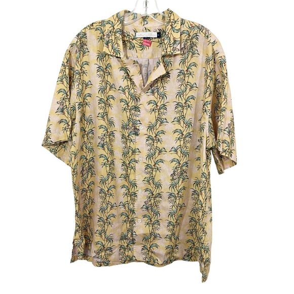 Jim Thompson x Pichaya Artists in Residence Relax Linen Camp Shirt Mens Size XL - Picture 1 of 7